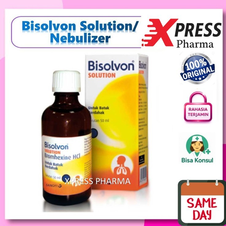 XPRESS  Bisolvon Solution Nebulizer Larutan Sirup Nebul Nebuliser