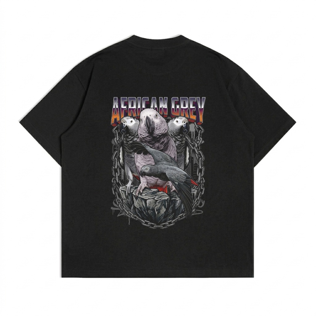 Kaos burung African Grey