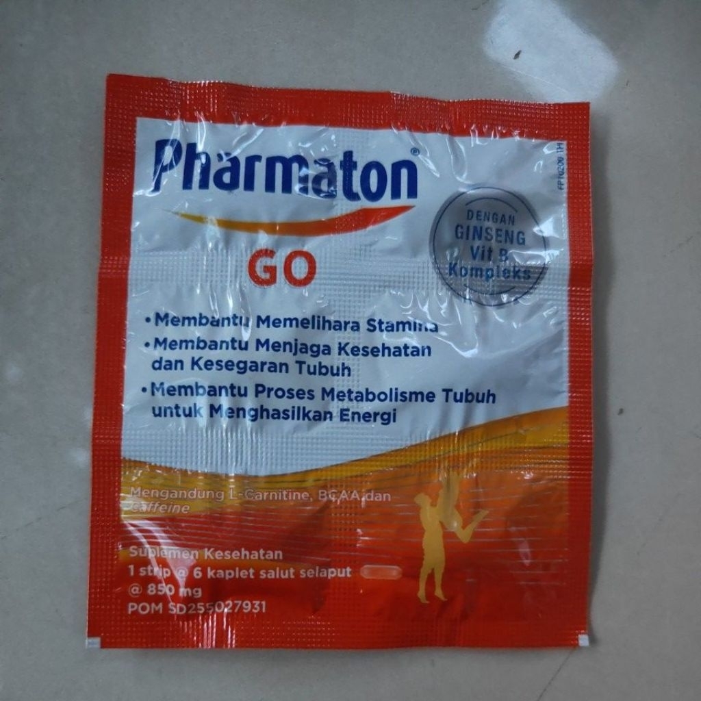 pharmaton formula Go multivitamin pharmaton isi 6 kaplet