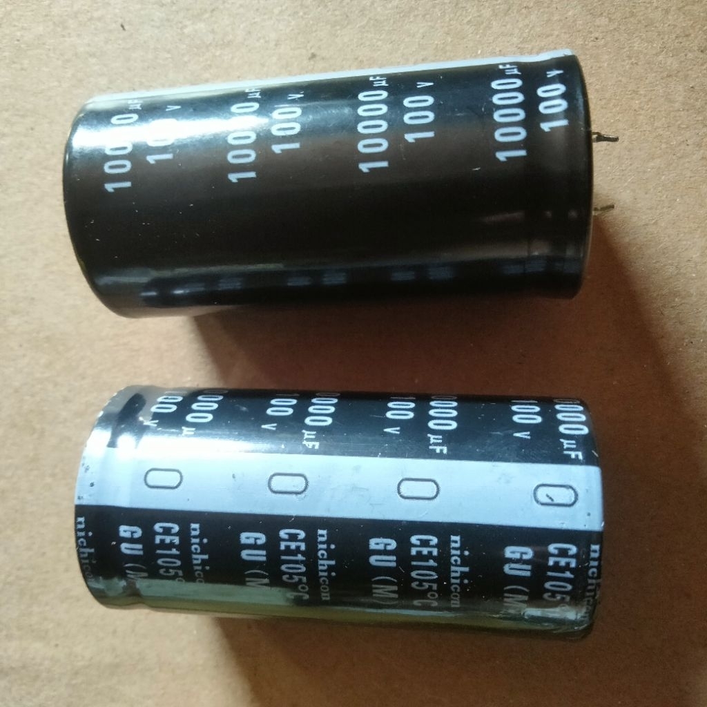 KAPASITOR ELCO ELKO 10000UF 10.000 UF 100V 100 VOLT NICHICON ORIGINAL ASLI