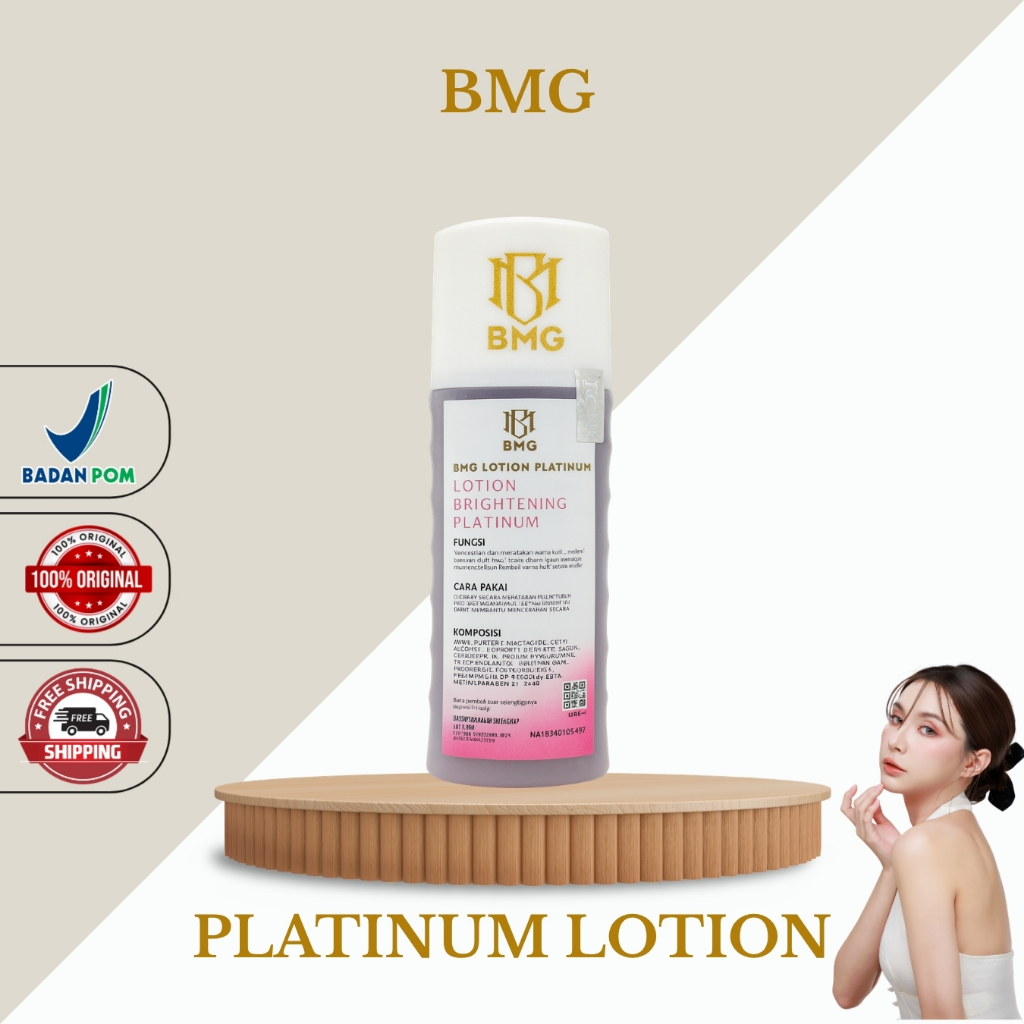 BMG ORIGINAL - LOTION UNGU WHITENING BOOSTER 100ML | LOTION ANGGUR BMG