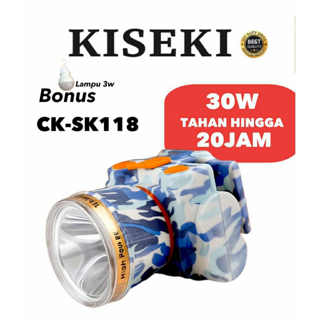 KISEKI CLASSIC SENTER KEPALA DORENG CK 118 30WATT WATERPROF