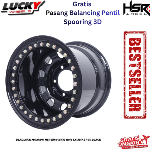 Velg Mobil Vitara Escudo Jimny Katana HSR BEADLOCK MOKUPO R15