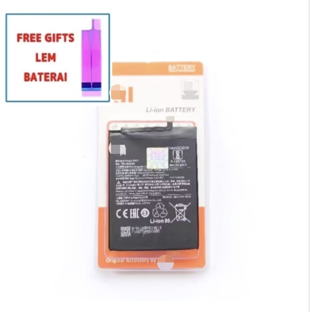 BATERAI BATTERY BATRE REDMI 8 / REDMI 8A BN51 + LEM ORI
