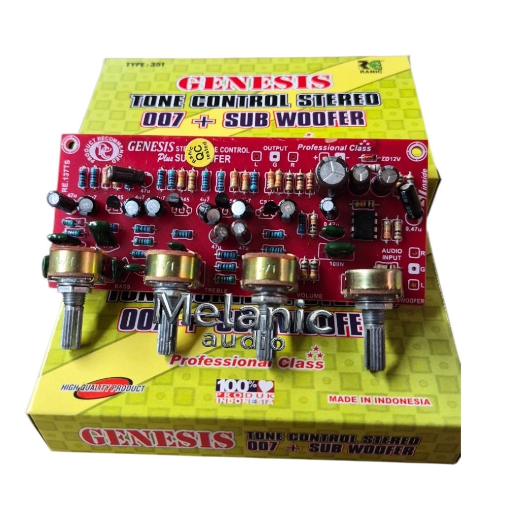 TONE control stereo plus subwoofer genesis