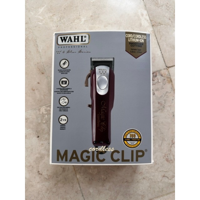 WAHL 5 Star Clipper Magic Clip Cordless Midnight Black Preloved Mint Condition