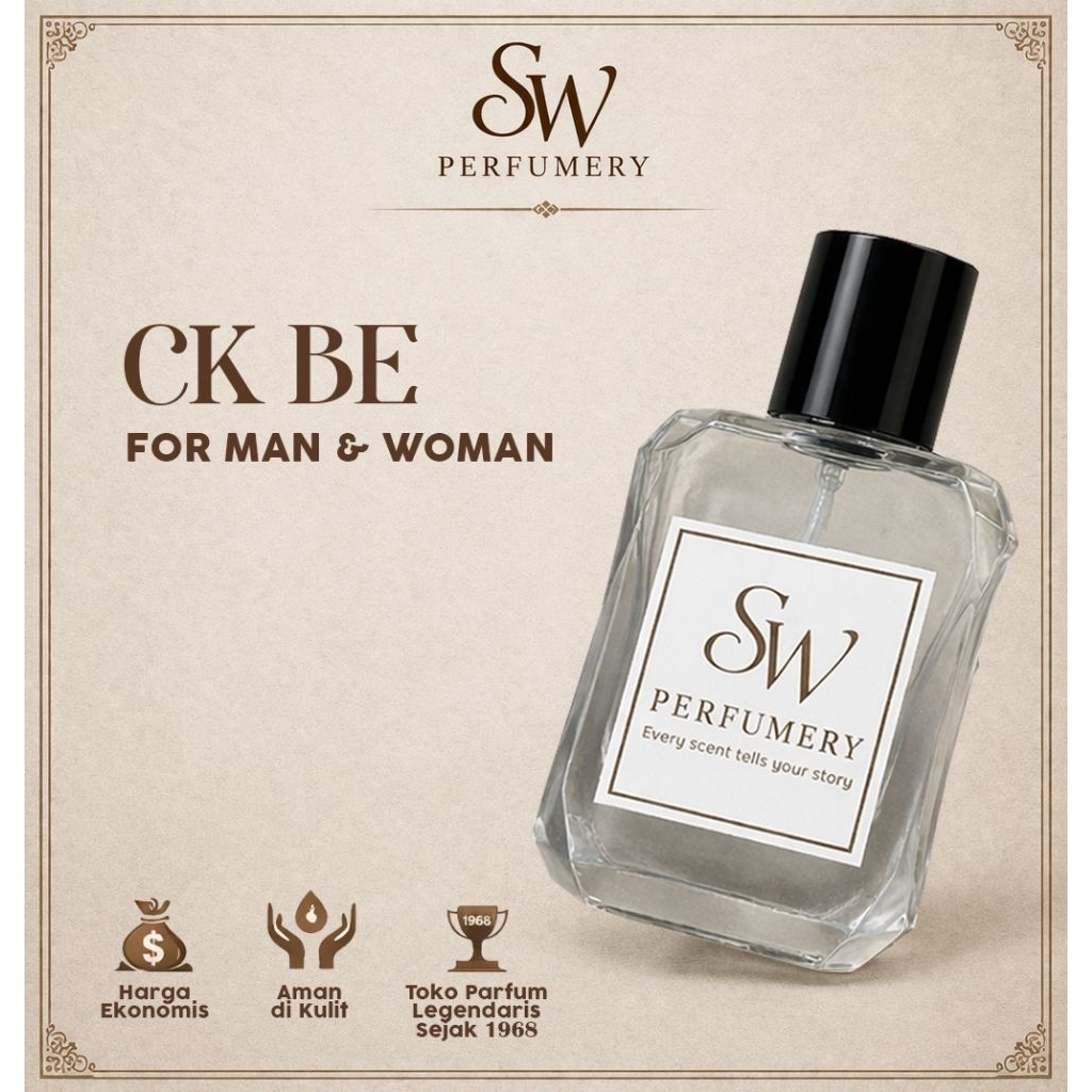 Parfum Unisex Ck Be Parfume Cowok Cewek - Sari Wangi Parfum Tahan 24 Jam