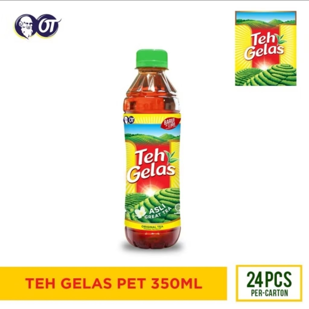 Teh Gelas Botol 350ml Merk OT 1 dus