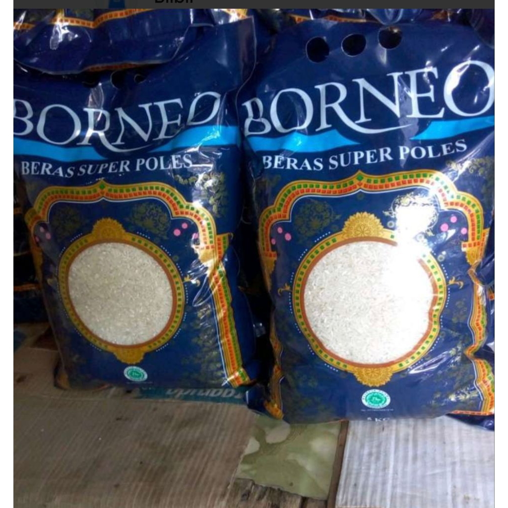 beras Surabaya cap borneo 25kg kota Samarinda