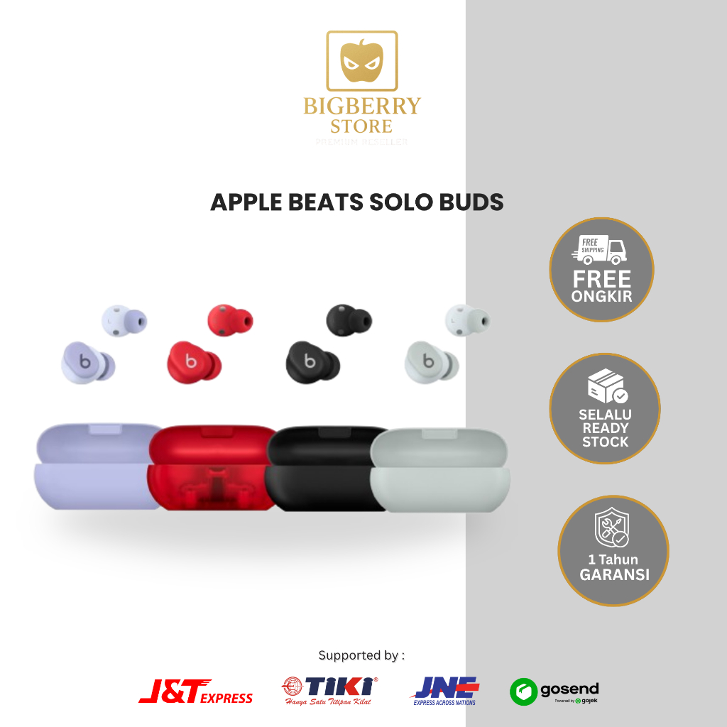 Apple Beats Solo Buds TWS Wireless Bluetooth Earbuds feat Jennie BLACKPINK Black Gray Purple Red Ori
