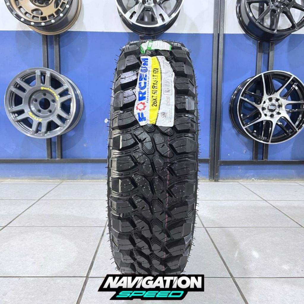 Ban Mobil Offroad Ring 13 Ukuran 26 7,5 R13 Merk Forceum Mt08 Plus Ban Cangkul Tubles