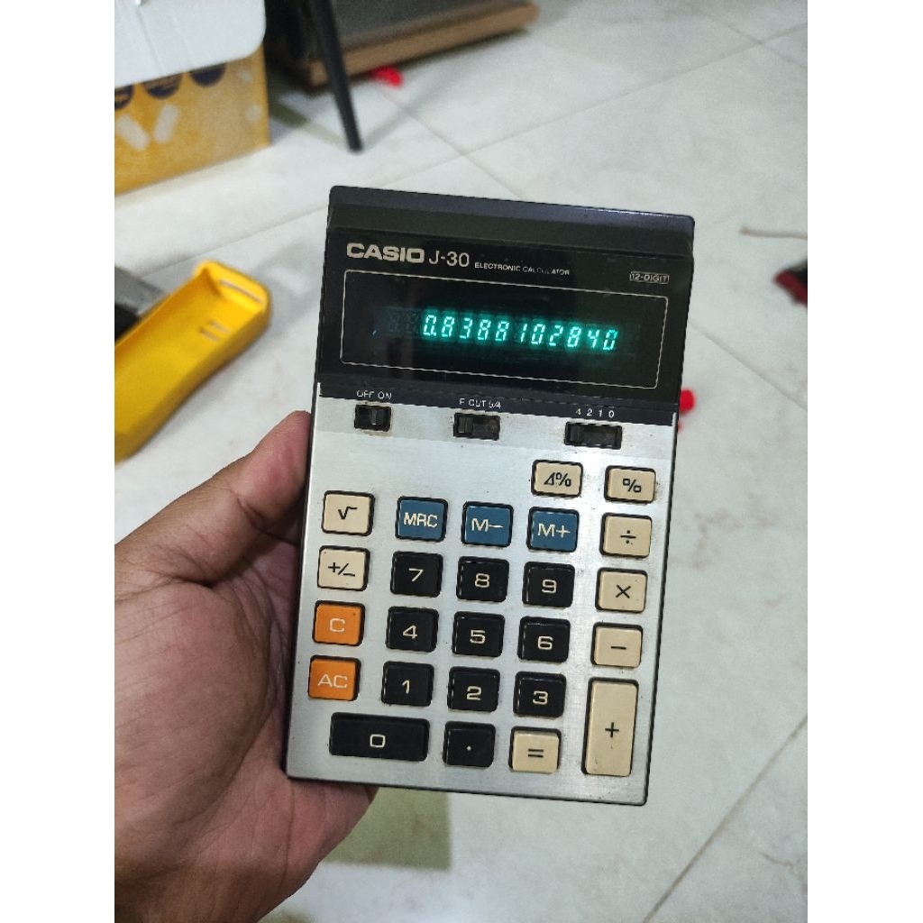 Kalkulator casio j-30 vintage