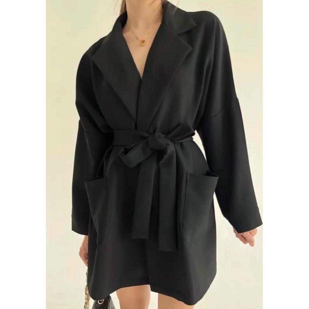 Modelano Blanc Malika Black Dress