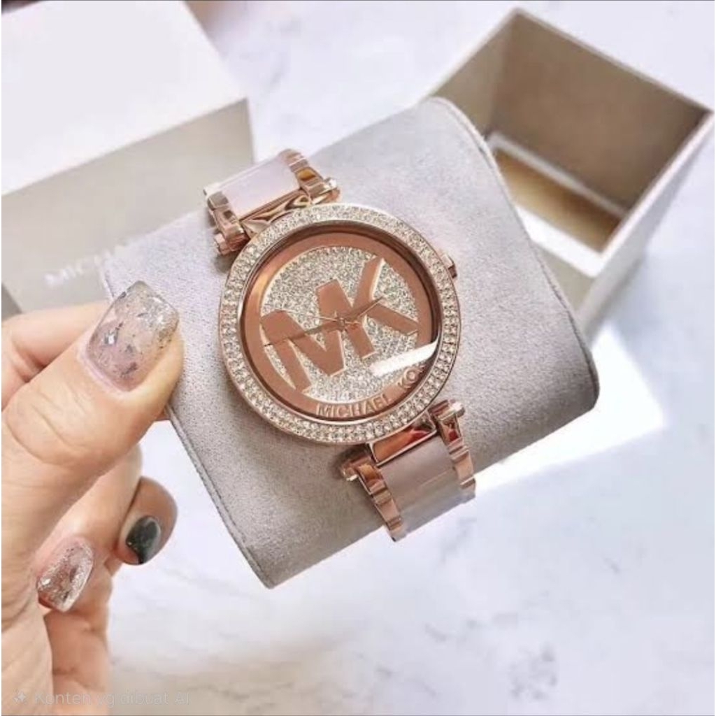 Jam Tangan Wanita MK6176 Stainless Steel