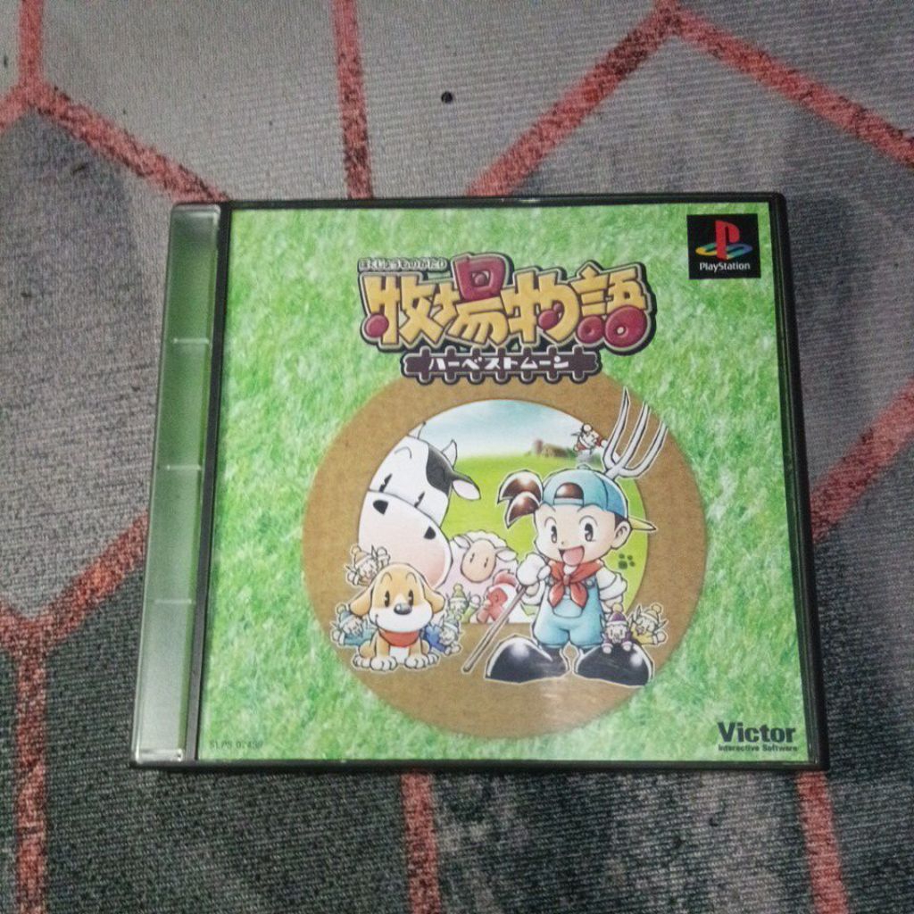 Kaset PS1 ORI Original Harvest Moon Back To Nature