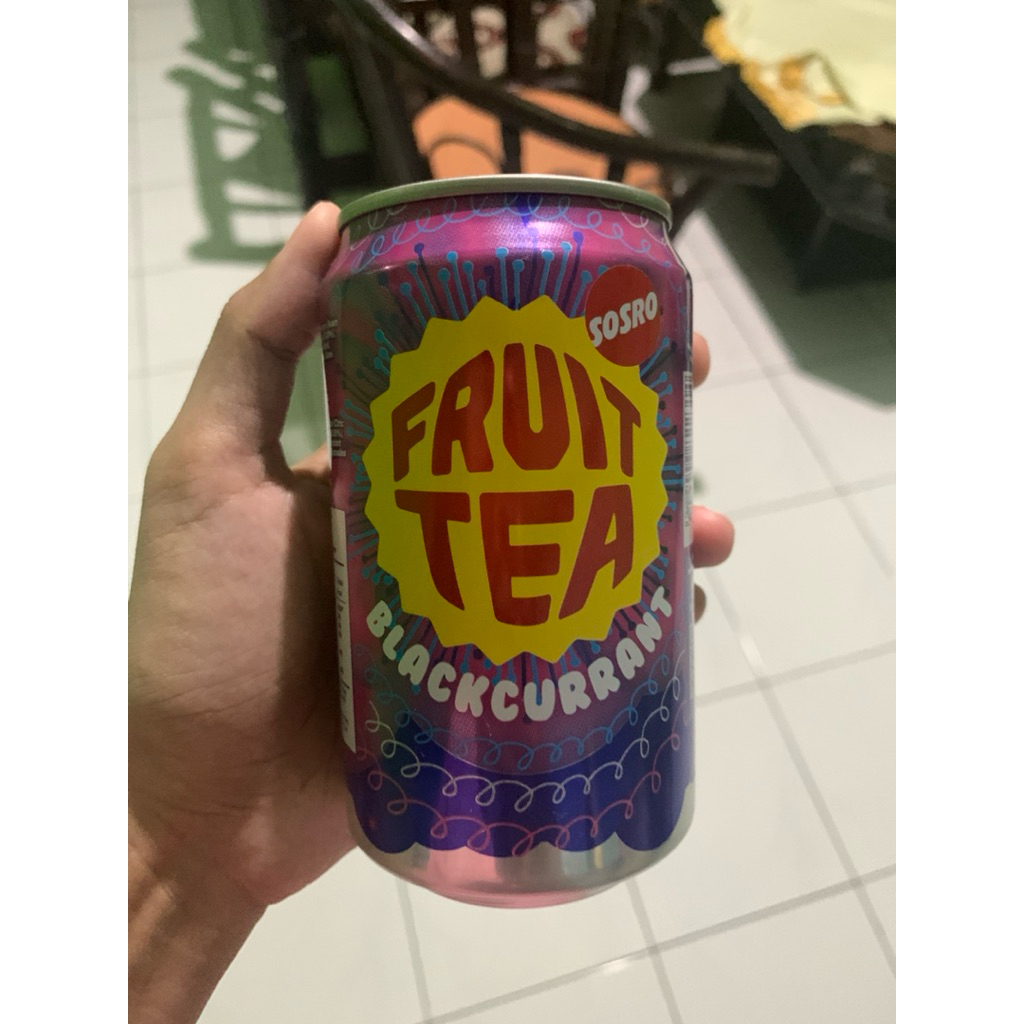fruit tea kaleng