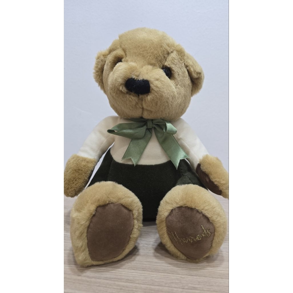 HARRODS Souvenir Classic Vintage Brown Teddy Bear doll / HARRODS Rodney Bear Plush toy / Teddy Bear 