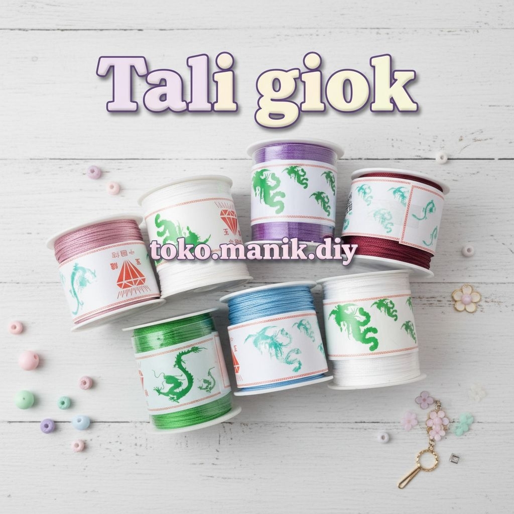 1 roll tali giok tali shambala bahan giok