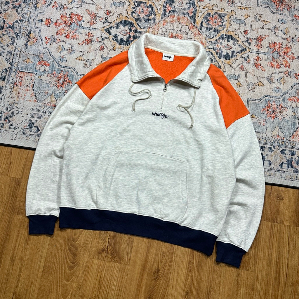 WRANGLER HALF ZIPPER CREWNECK SECOND