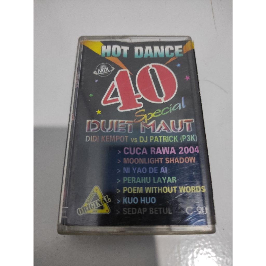 kaset pita hot dance 40 spesial duet maut