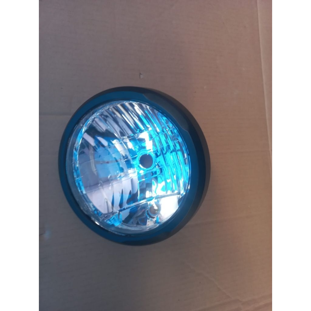 lampu depan reflektor honda cb 150 verza bulat hitam dop presisi