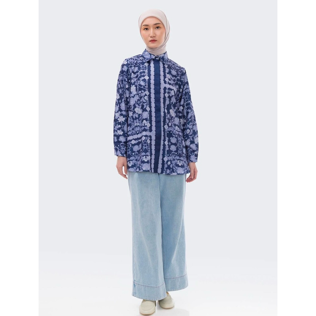 NEW rumi shirt twilight size M ria miranda origina store murah murce buttonscarves astera daria mono