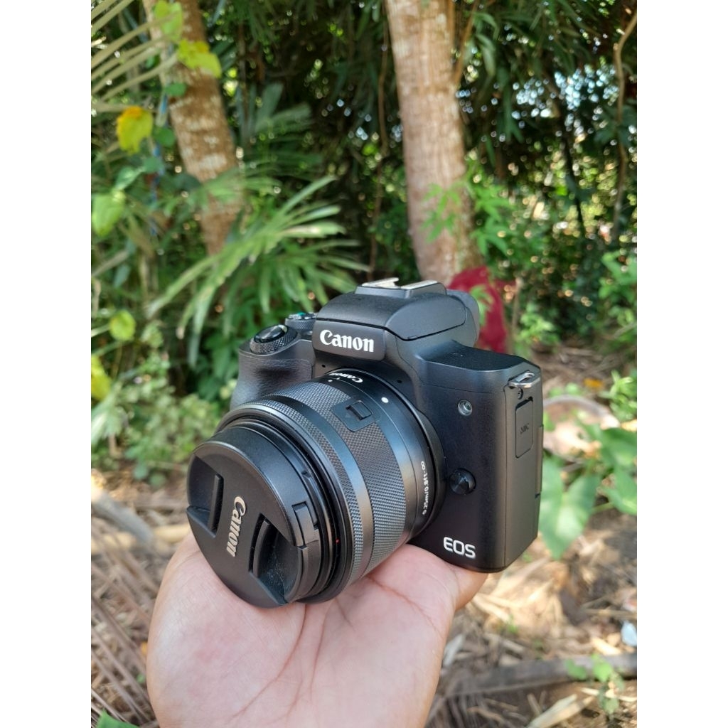 kamera canon eos m50 mark ii lensa kit stm