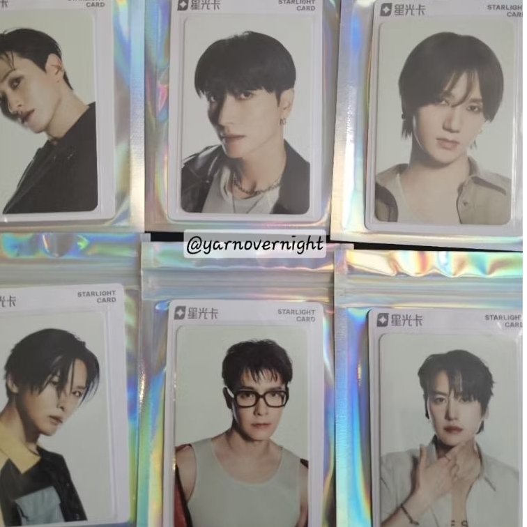 Super Junior Super Junior25 QQ Music Photocard - Leeteuk, Yesung, Eunhyuk, Donghae, Ryeowook, Kyuhyu