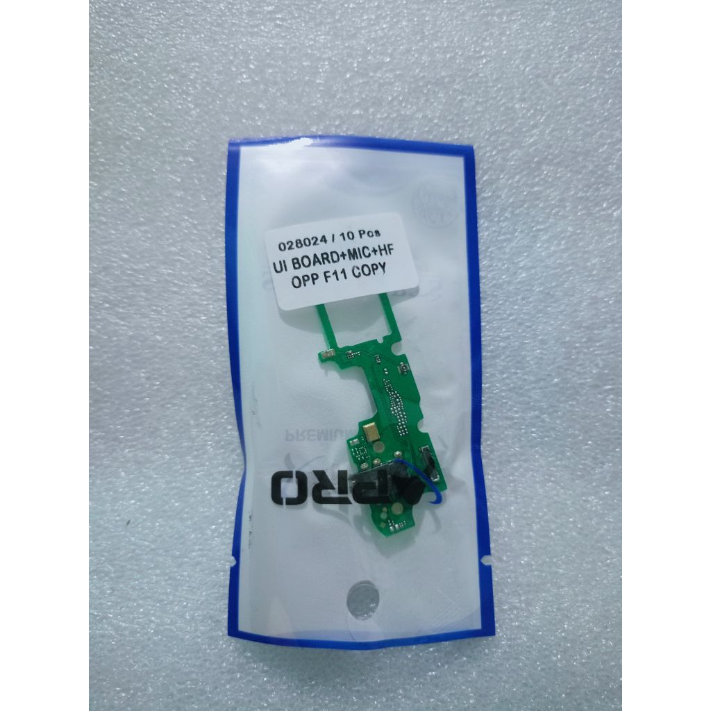 PAPAN CAS + MIC + HANDSFREE + UI BOARD OPPO F11