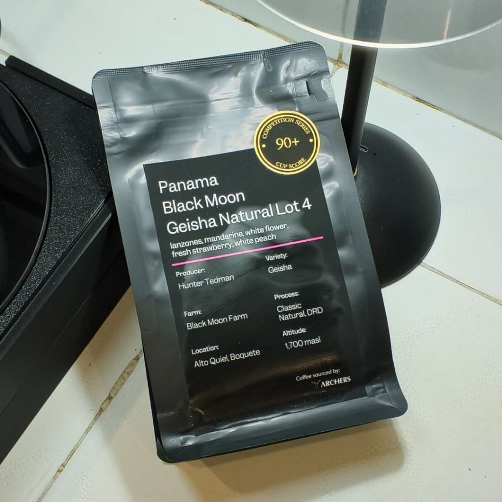 Archers UAE - Panama Black Moon Geisha Natural Lot 4 10gr Shared Coffee Kopi
