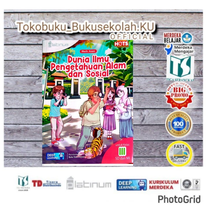 Diskon BUKU PLATINUM IPAS KELAS 3 SD/MI TERBARU 2026 PENERBIT TIGA SERANGKAI