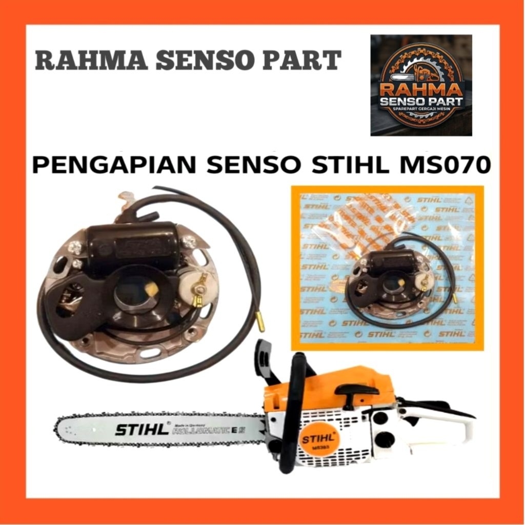 PENGAPIAN SENSO STIHL MS070 SENSO GERGAJI KAYU