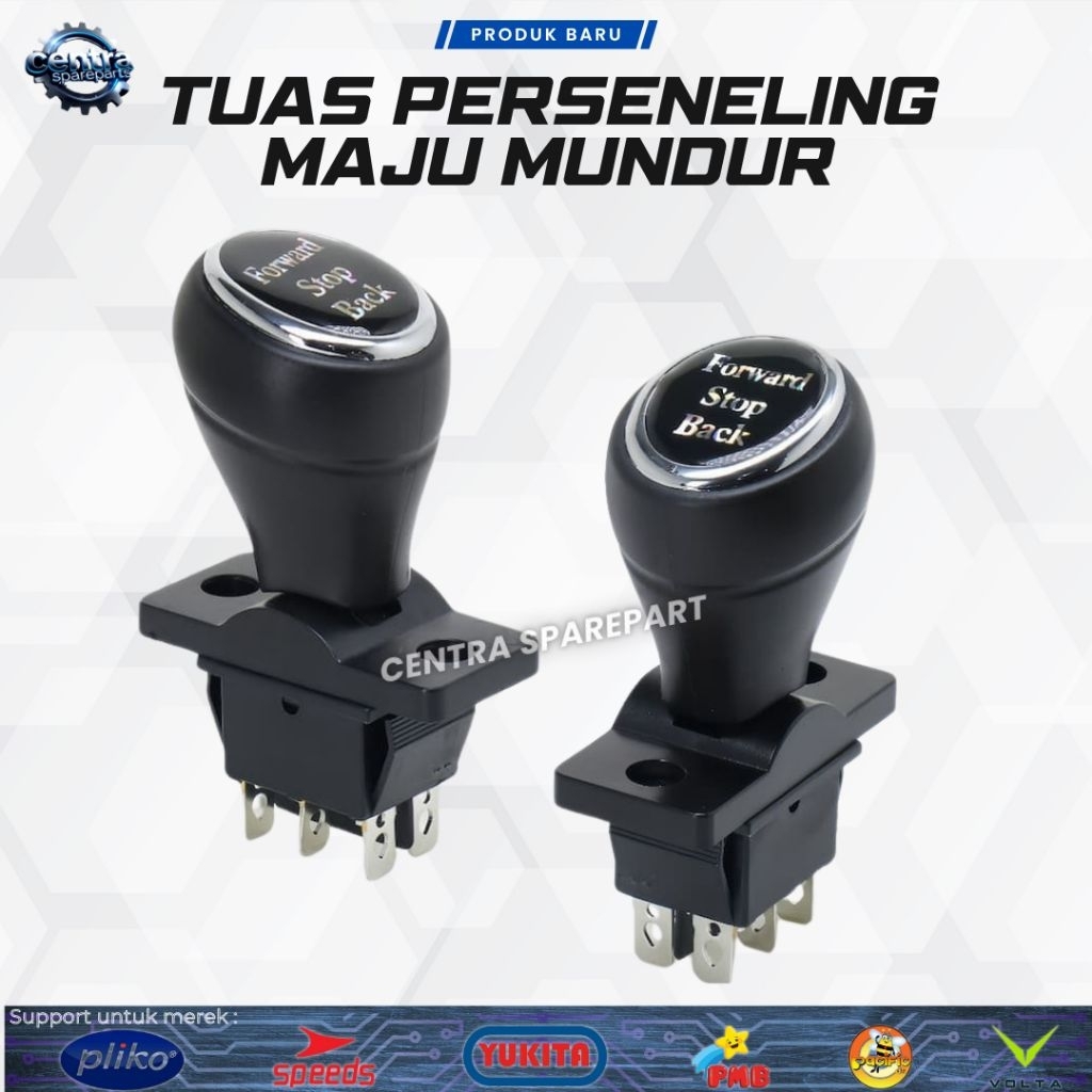Tuas Gigi Mobil Aki Mainan Anak Maju Mundur | Saklar On Off Forward Stop Back 12V | Tuas Perseneling