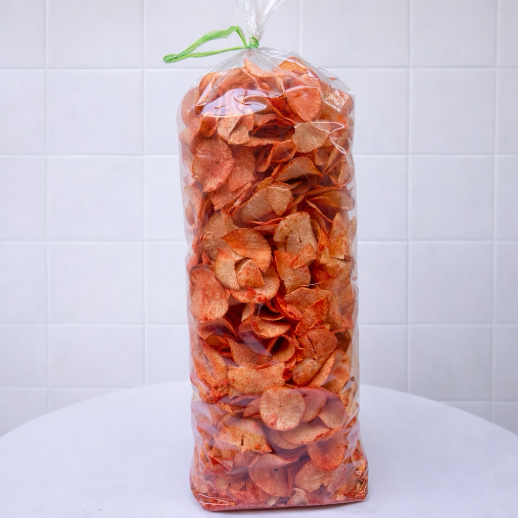 COD 1 Kg Keripik Kripik Singkong Balado Kering Termurah