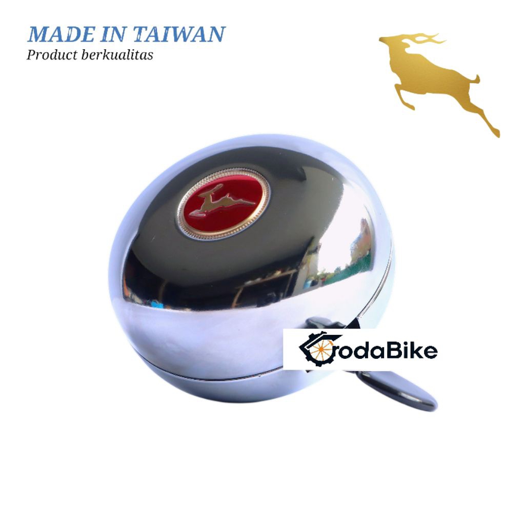 Bell ding dong sepeda onthel klasik jadul taiwan kijang original