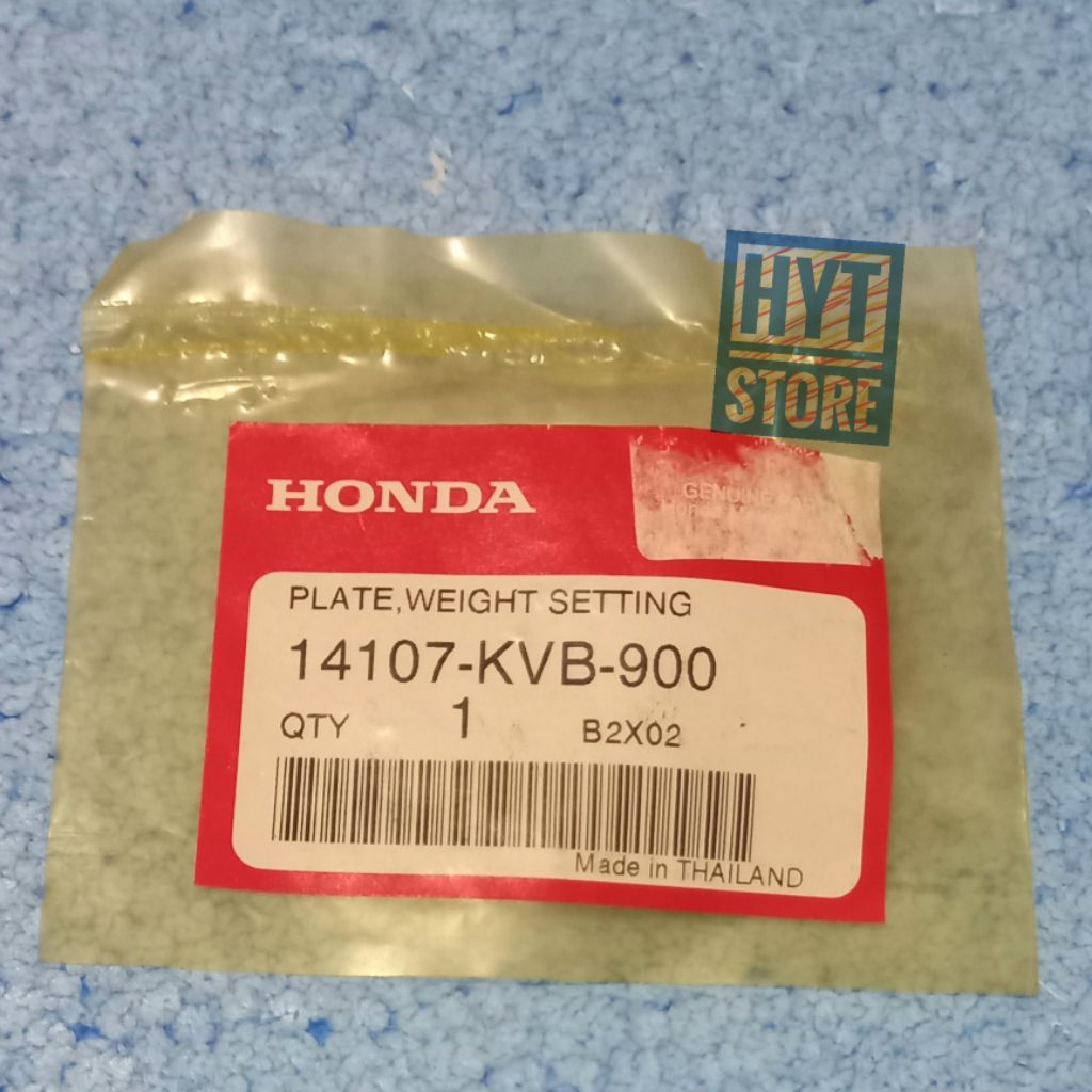 Plate Weight Setting 14107-KVB-900 Plat Ads Dekompresi Noken As Vario 110 CW Techno Old Lama Karbu 1