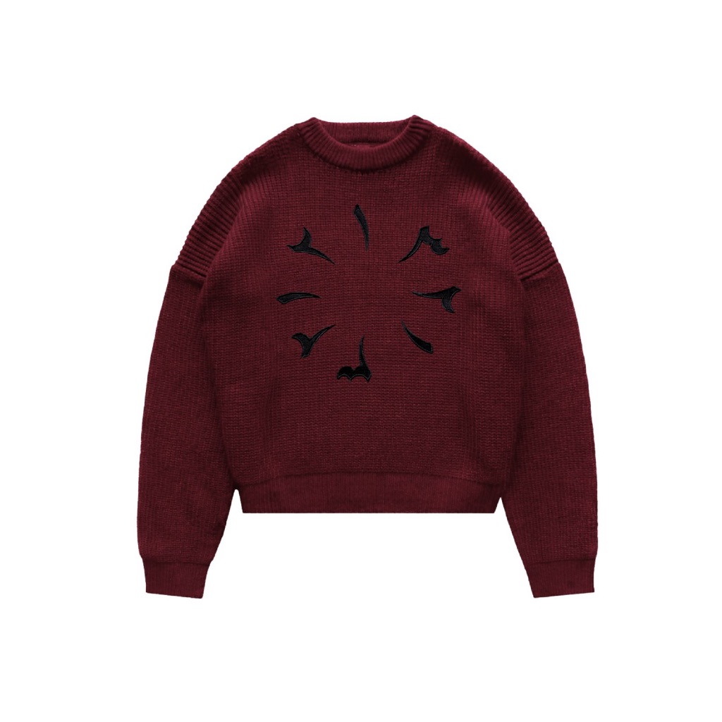 EXERLIE ESSENCE KNITWEAR MAROON