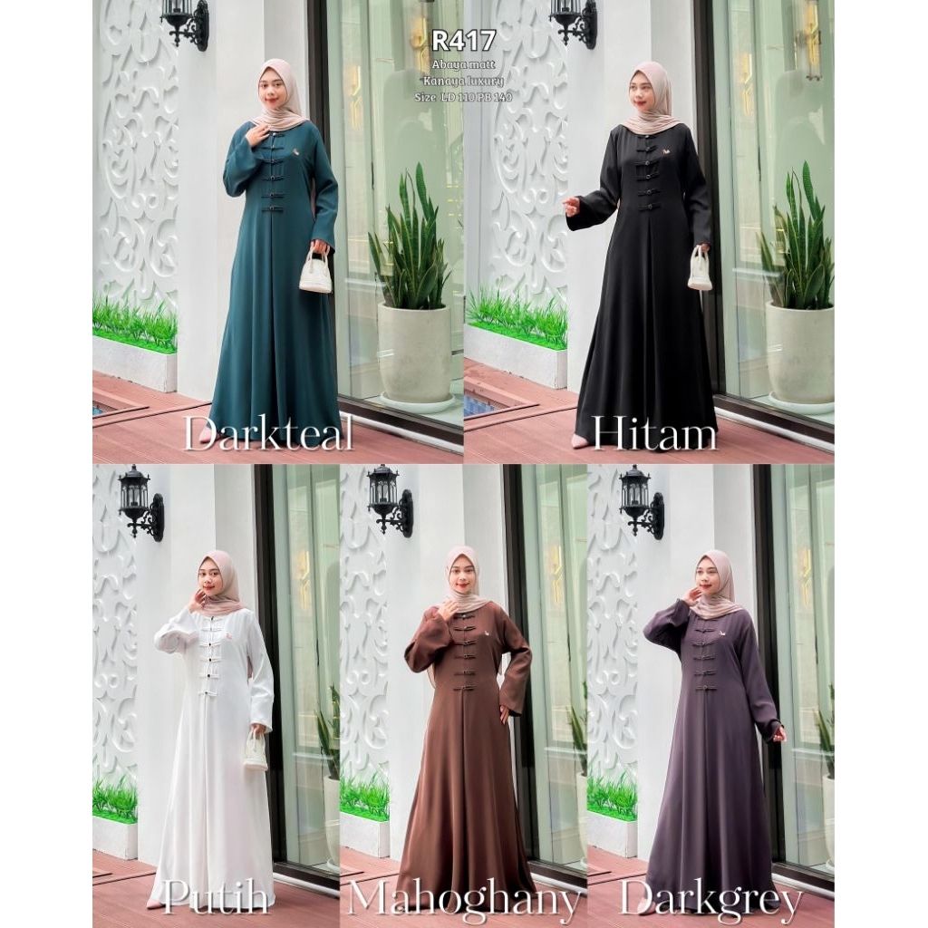 Ribyka R417 Abaya Kanaya Luxury
