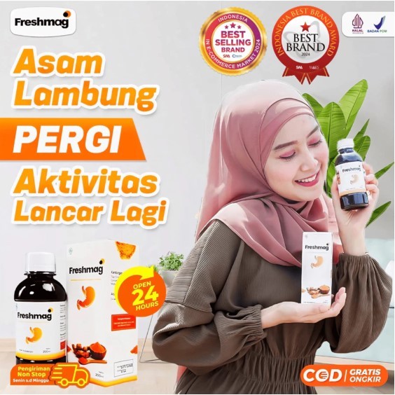 Freshmag Madu Herbal 200ml Asli – Untuk Lambung & Pencernaan
