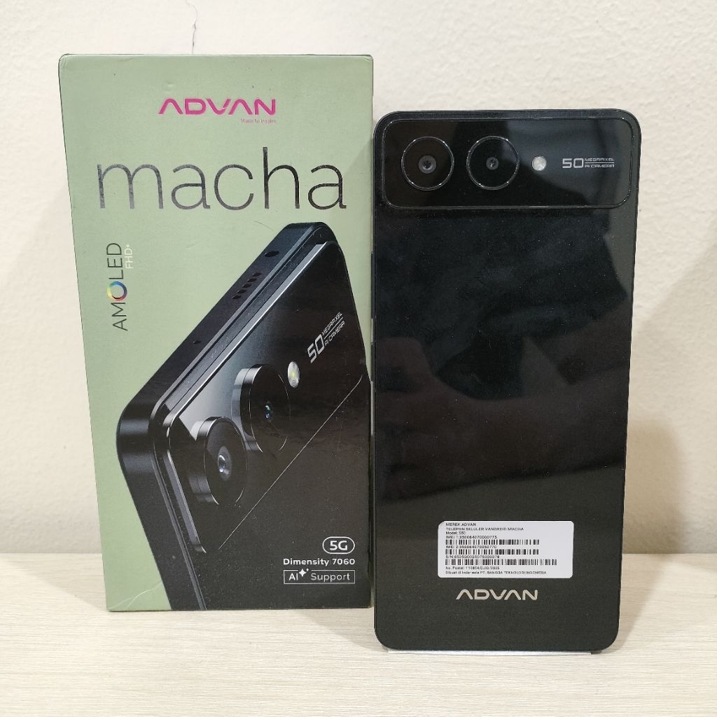 Handphone Advan Macha 5G Ram 8 256 GB