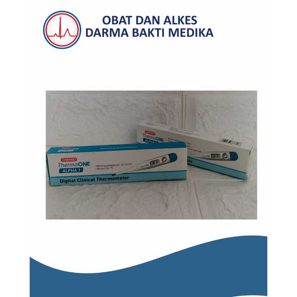 Onemed Thermo Alpha 1 One Thermometer Termometer Digital ThermoOne Alpha1 Medis Kesehatan