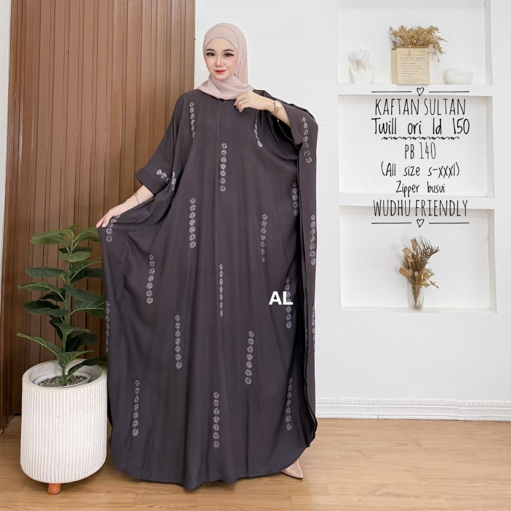 KAFTAN SULTAN CAP MALAMAN TWILL ORIGINAL ALENA BATIK STORE PEKALONGAN