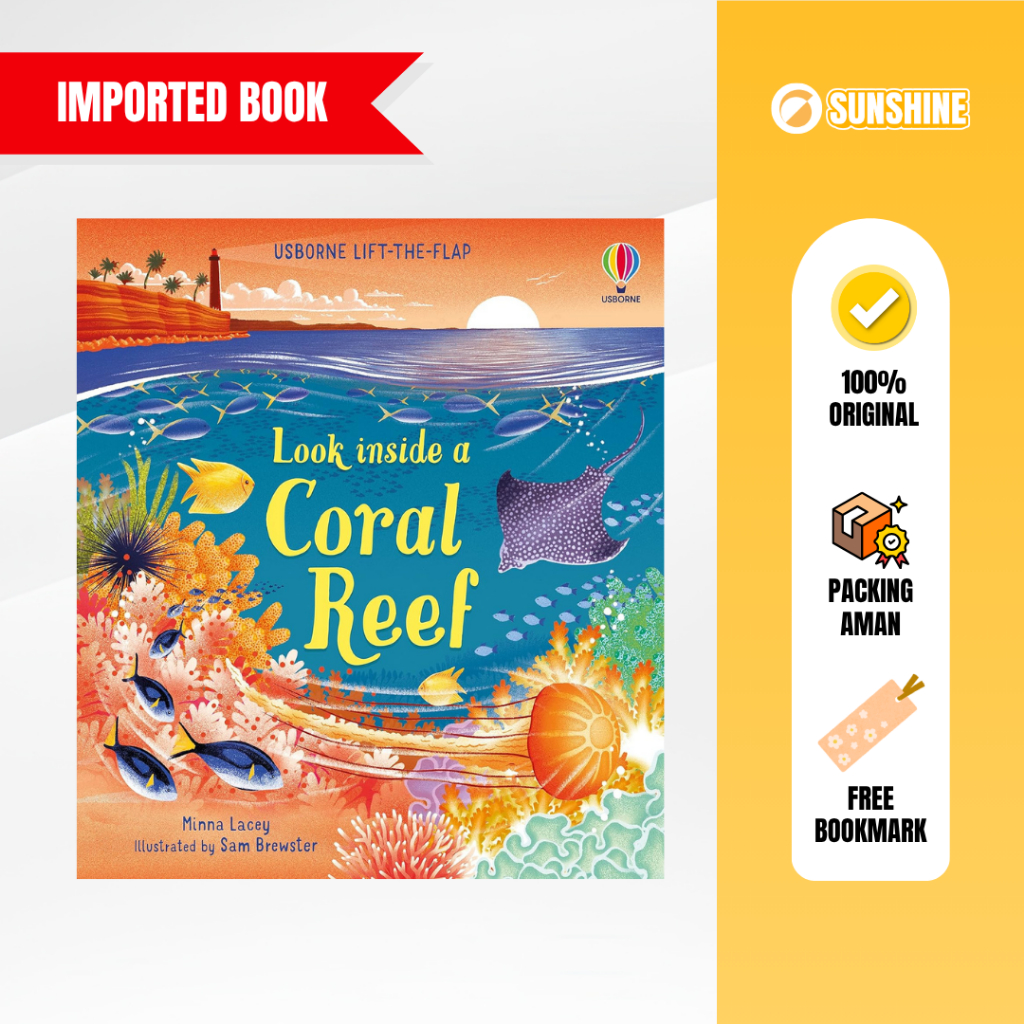Imported Book - [Usborne] Look Inside a Coral Reef 100% ORIGINAL