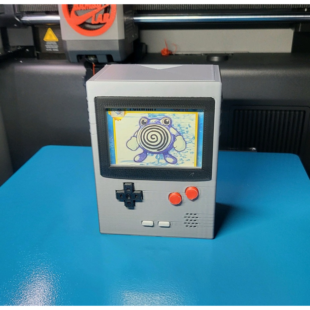 Kotak Kartu Game Boy Color Deck Box V2 3D Printed Penyimpanan Kartu Pokemon TCG Magic The Gathering 