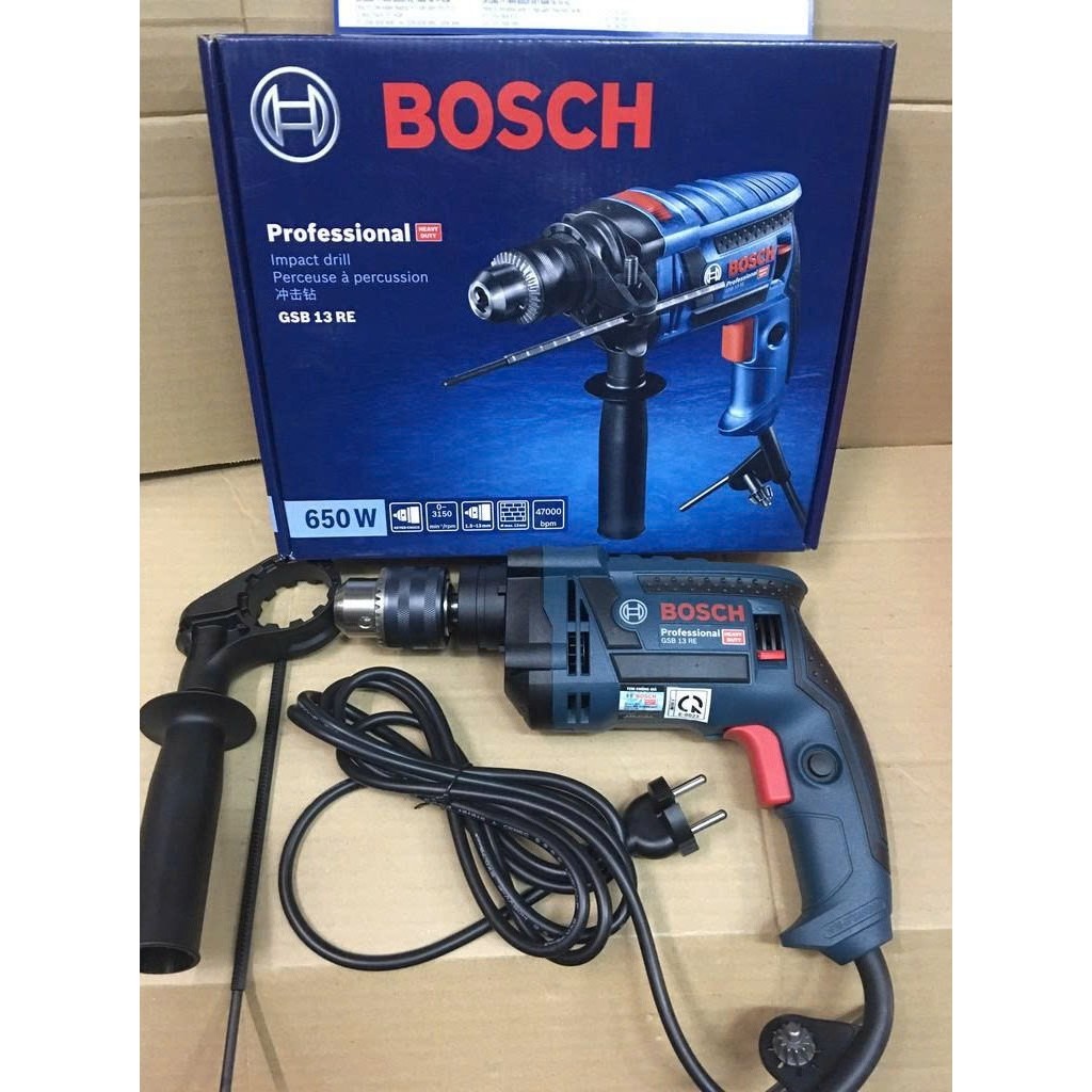 BOR BOSCH 13 MM GSB 600 BOLAK BALIK TERMURAH BOR TEMBOK BOSCH GSB600 MESIN BOR TANGAN LISTRIK BETON 
