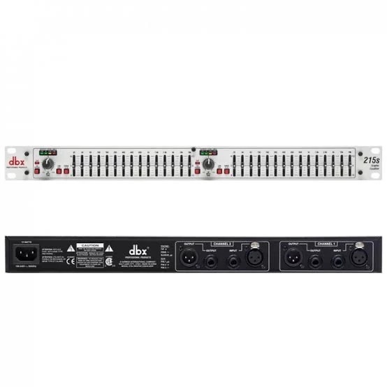 MS-Equalizer DBX 215 Silver S DBX215S