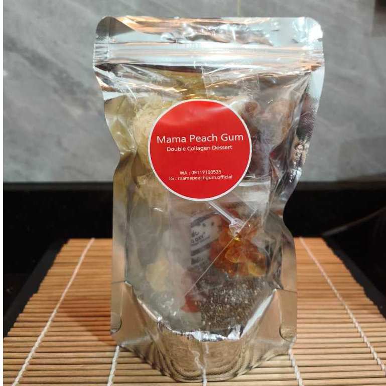 Double Collagen Dessert ( Peach Gum + Snow Bird Nest ) Single Pack utk 1-2cup