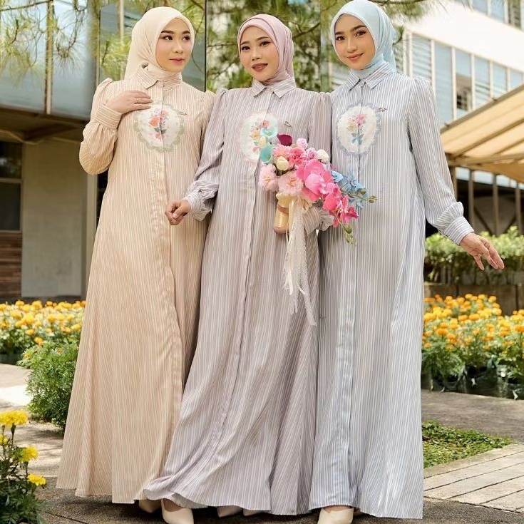 DYN - Clover Dress DYN CLOTHINGLINE Gamis Printing Premium