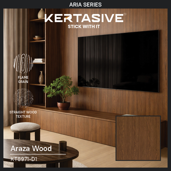 ARAZA WOOD - PVC Interior Film KERTASIVE L.122cm