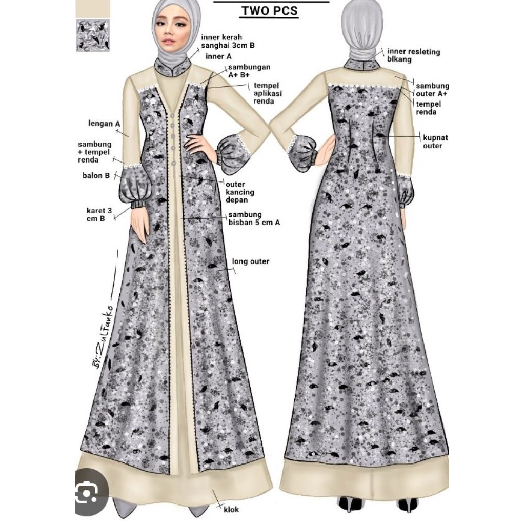 Jasa menjahit baju muslim